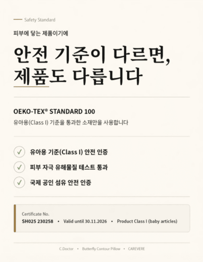 케어베르 씨닥터 경추 메모리폼베개 시그니처 상세 이미지 26